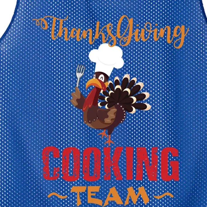 Thanksgiving Gift Cooking Team Tees Mom Grandma Gift Mesh Reversible Basketball Jersey Tank