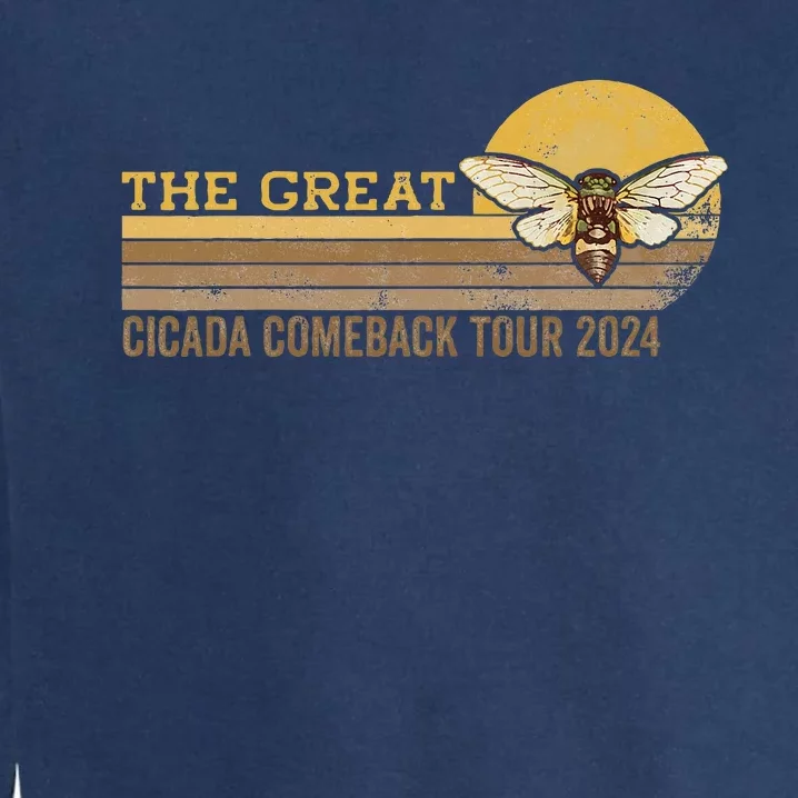 The Great Cicada Comeback 2024 Garment-Dyed Sweatshirt