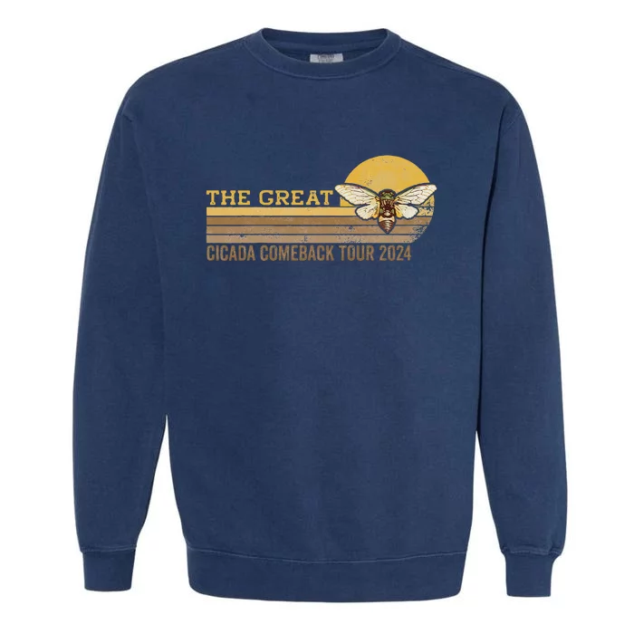 The Great Cicada Comeback 2024 Garment-Dyed Sweatshirt