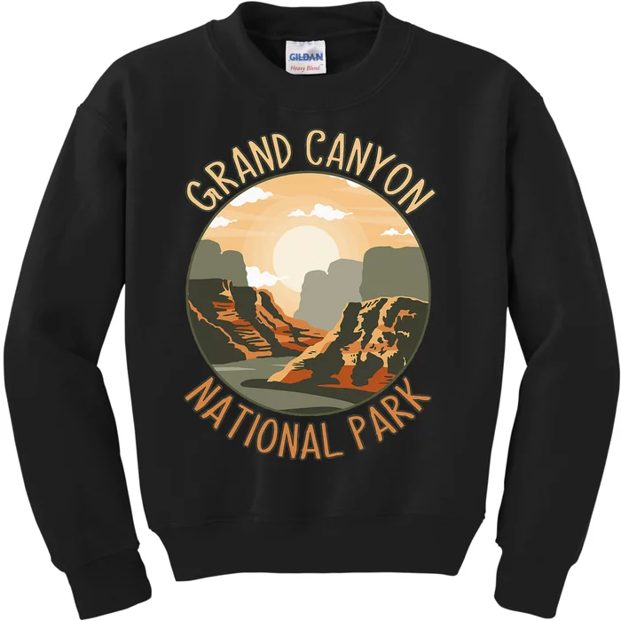 The Grand Canyon National Park Design Kids Sweatshirt