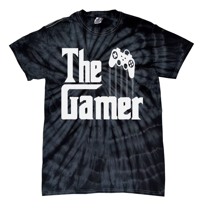 The Gamer Console Game Mode Funny Gaming Gear Noob Slayer Tie-Dye T-Shirt