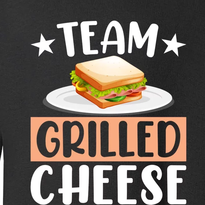 Team Grilled Cheese Gift Toddler Sweatshirt