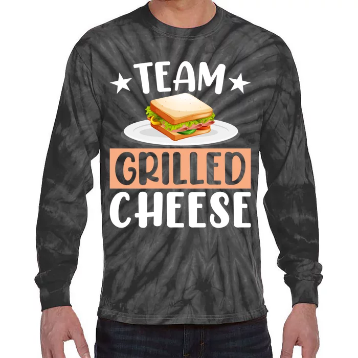 Team Grilled Cheese Gift Tie-Dye Long Sleeve Shirt