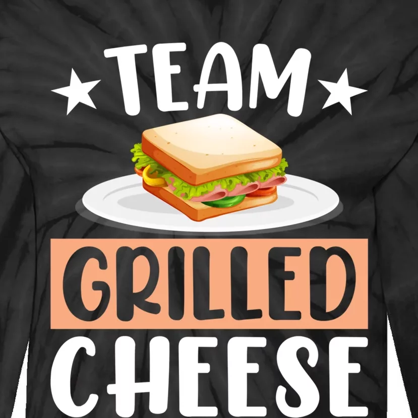 Team Grilled Cheese Gift Tie-Dye Long Sleeve Shirt