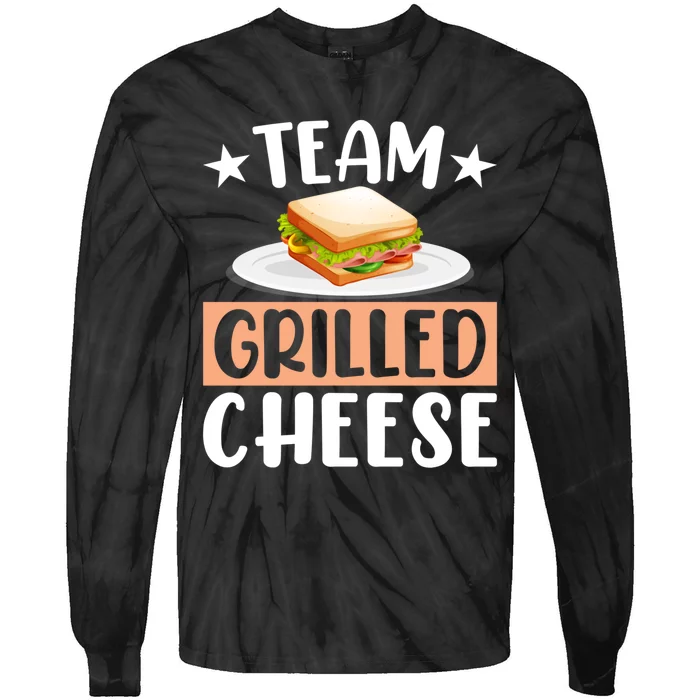 Team Grilled Cheese Gift Tie-Dye Long Sleeve Shirt