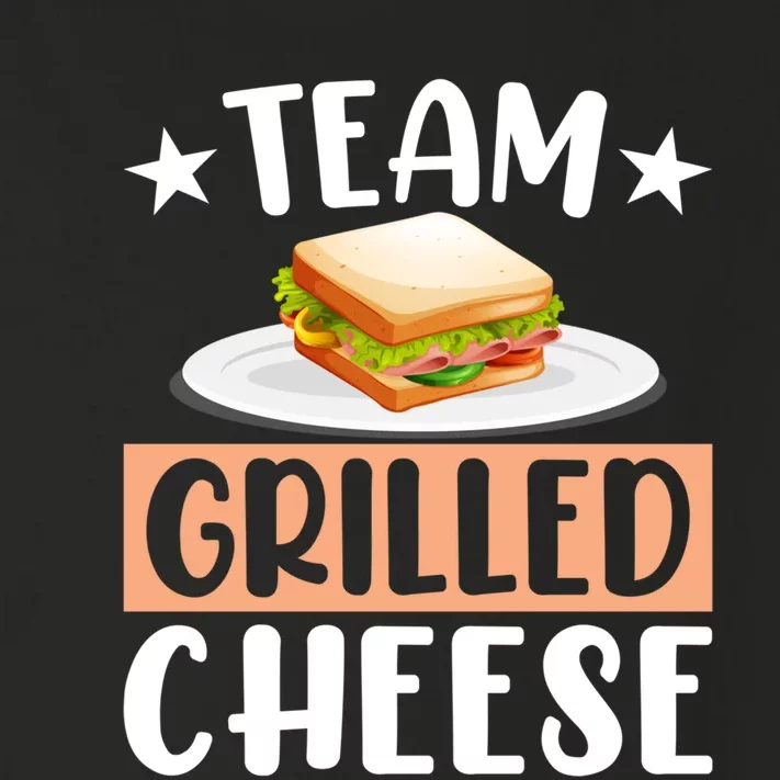 Team Grilled Cheese Gift Toddler Long Sleeve Shirt