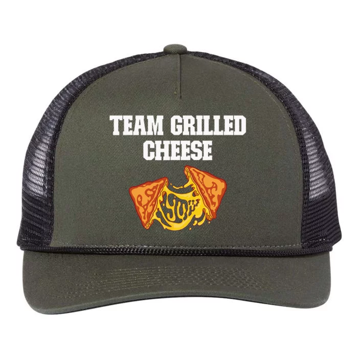 Team Grilled Cheese Sandwich Day Fast Food Lovers Retro Rope Trucker Hat Cap