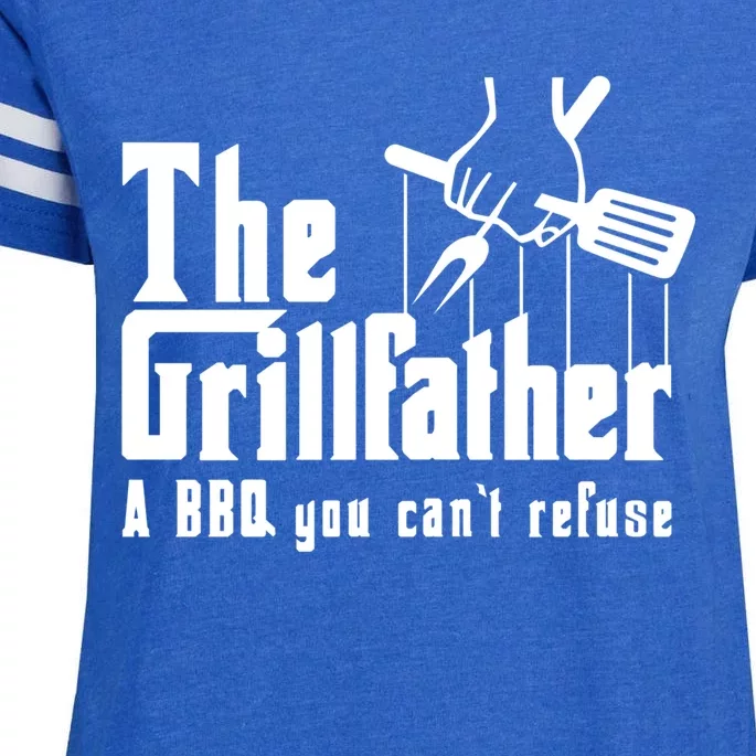 The Grillfather Cool Grill Barbecue Bbq Gift Enza Ladies Jersey Football T-Shirt