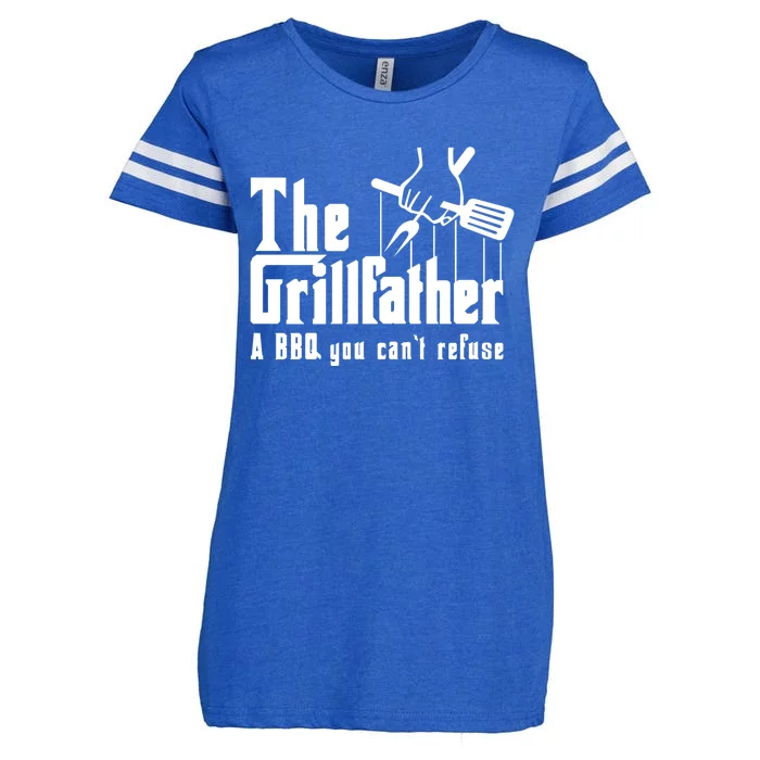 The Grillfather Cool Grill Barbecue Bbq Gift Enza Ladies Jersey Football T-Shirt