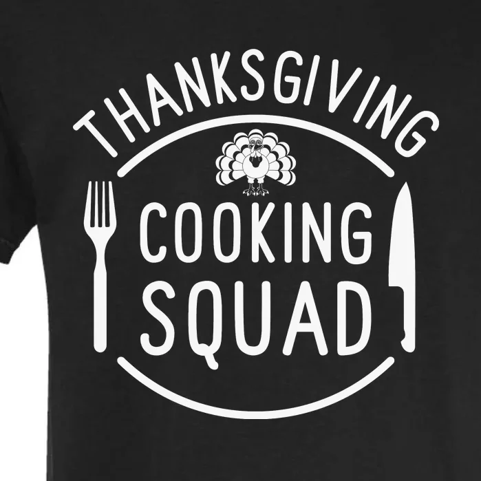 Thanks Giving Cooking Squad Garment-Dyed Heavyweight T-Shirt