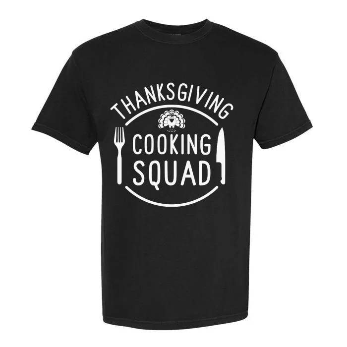 Thanks Giving Cooking Squad Garment-Dyed Heavyweight T-Shirt