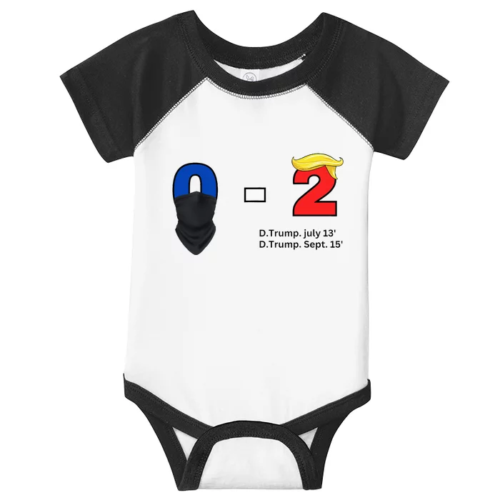 Trump Golf Course Gunshots 02 Trump Is Safe Infant Baby Jersey Bodysuit