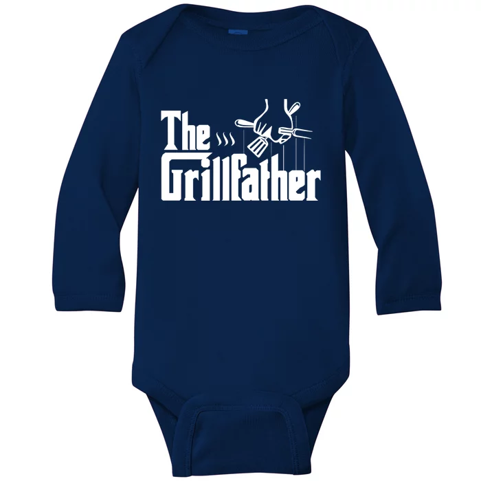 The Grillfather Cool Gift Baby Long Sleeve Bodysuit