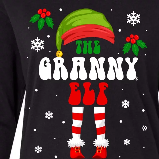 The Granny Christmas Family Matching Xmas Group Funny Cute Gift Womens Cotton Relaxed Long Sleeve T-Shirt