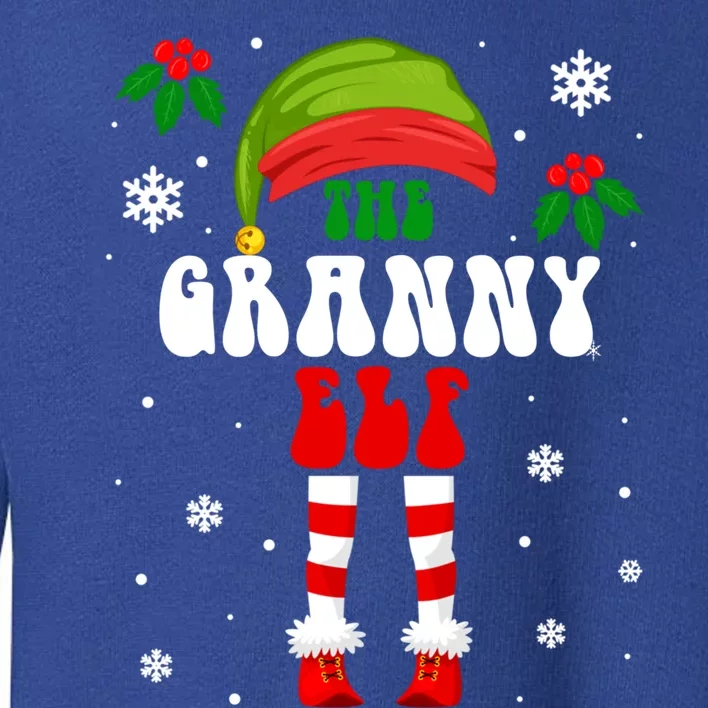 The Granny Christmas Family Matching Xmas Group Funny Cute Gift Toddler Sweatshirt