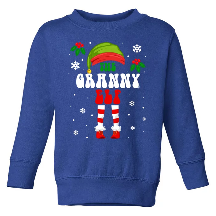 The Granny Christmas Family Matching Xmas Group Funny Cute Gift Toddler Sweatshirt