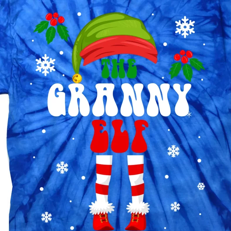 The Granny Christmas Family Matching Xmas Group Funny Cute Gift Tie-Dye T-Shirt