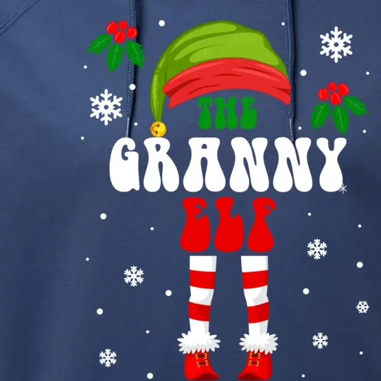 The Granny Christmas Family Matching Xmas Group Funny Cute Gift Performance Fleece Hoodie