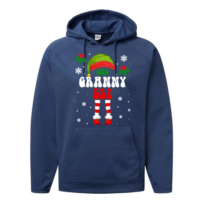 The Granny Christmas Family Matching Xmas Group Funny Cute Gift Performance Fleece Hoodie