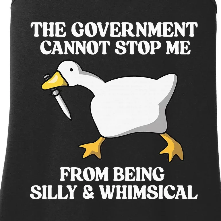 The Government Cannot Stop Me From Being Silly And Whimsical Ladies Essential Tank