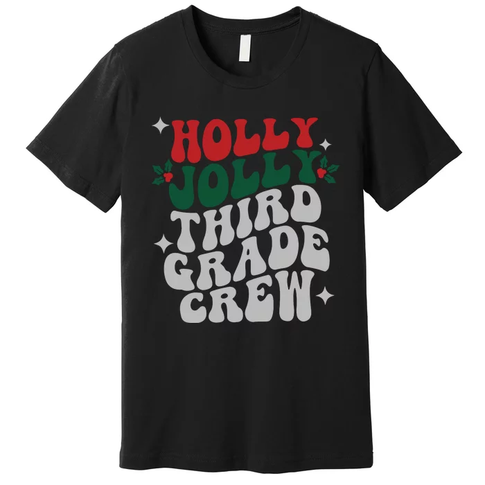 Third Grade Christmas Jolly Premium T-Shirt