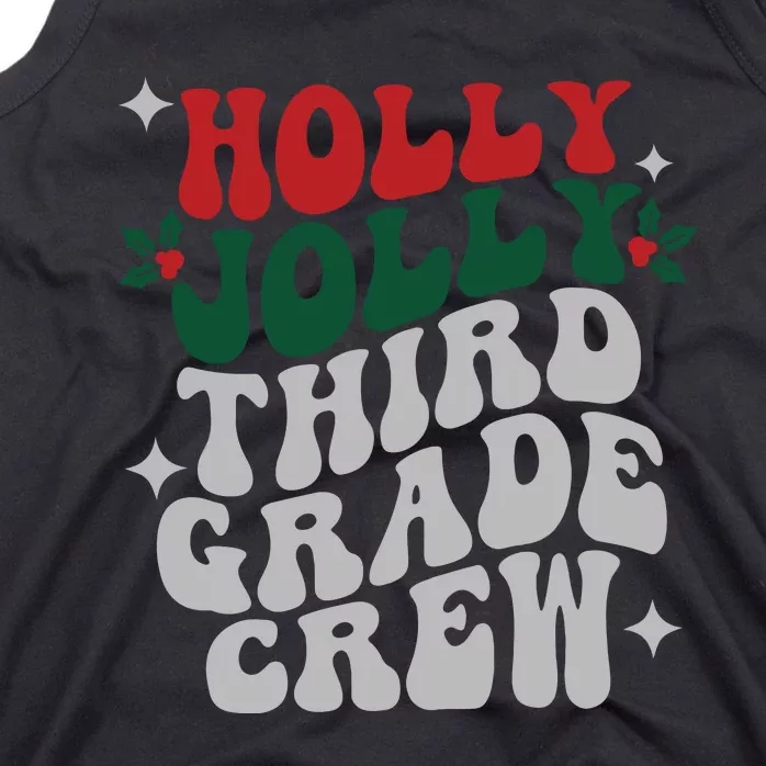 Third Grade Christmas Jolly Tank Top