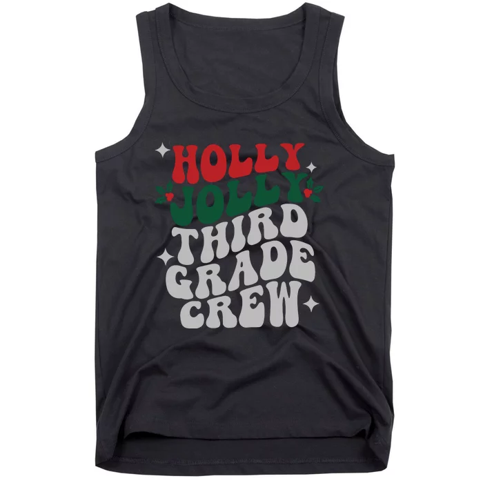 Third Grade Christmas Jolly Tank Top