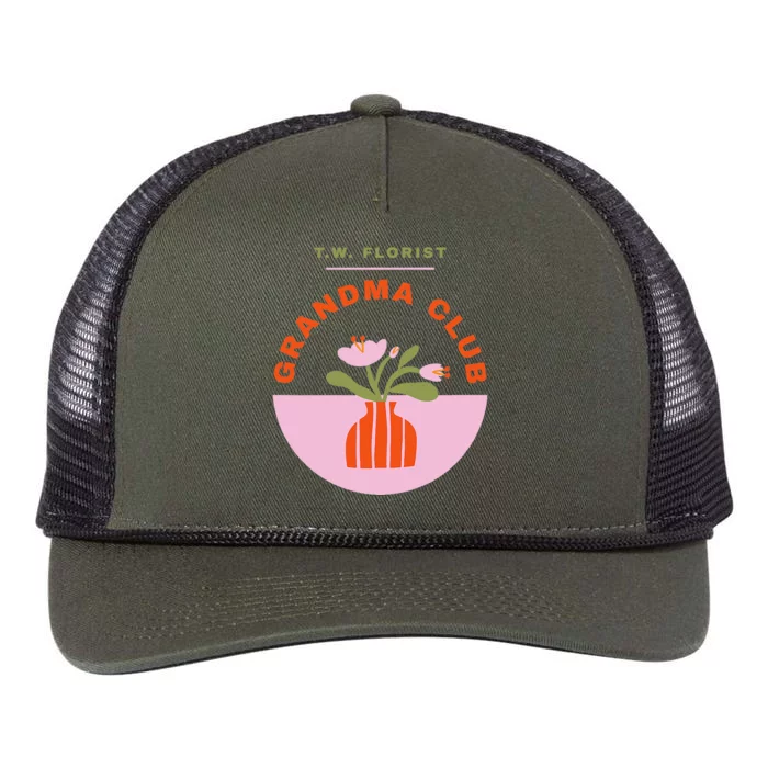 T.W. Grandma Club Retro Rope Trucker Hat Cap