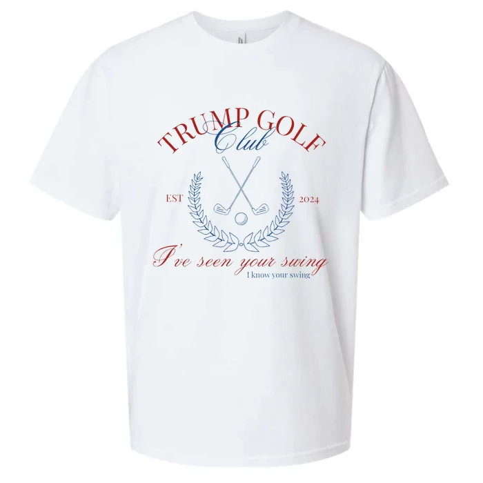 Trump Golf Club IVe Seen Your Swing Sueded Cloud Jersey T-Shirt