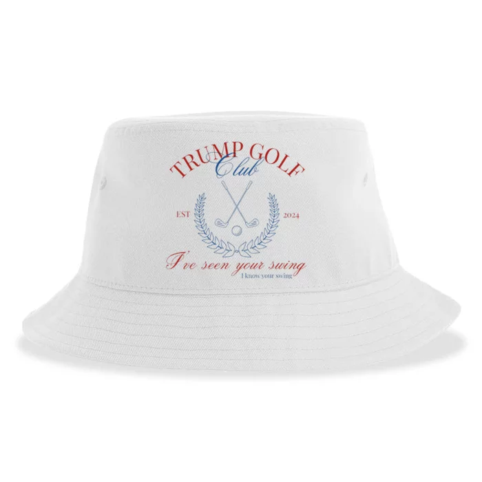 Trump Golf Club IVe Seen Your Swing Sustainable Bucket Hat