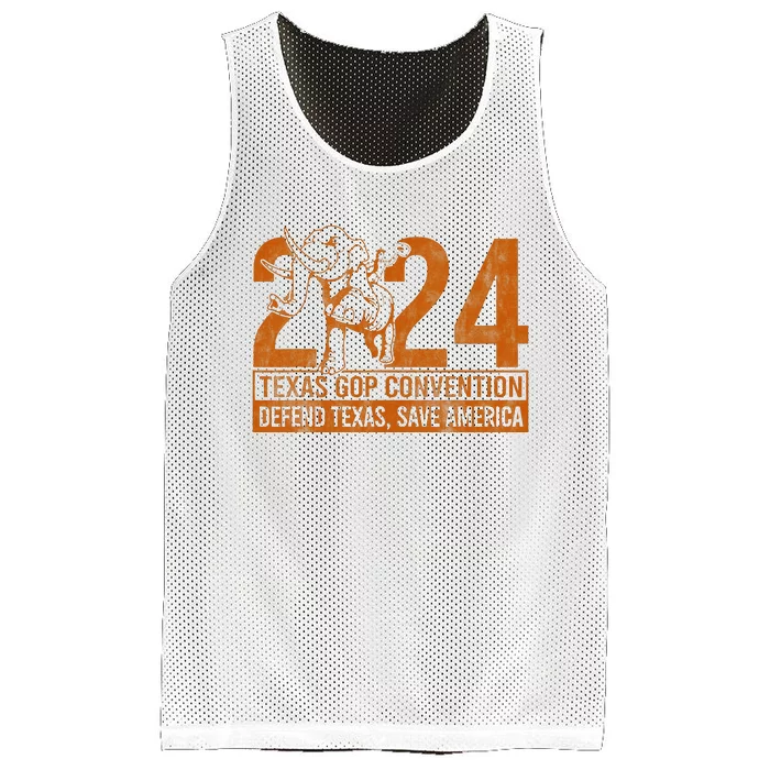 Texas Gop Convention Defend Texas Save America Mesh Reversible Basketball Jersey Tank