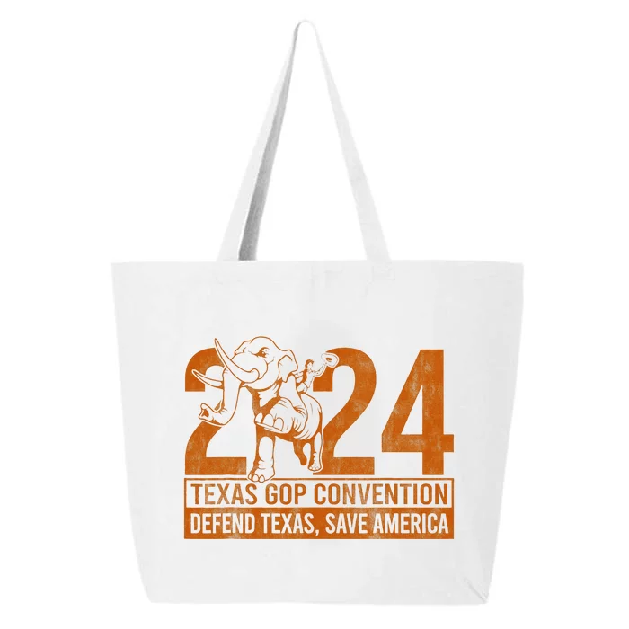 Texas Gop Convention Defend Texas Save America 25L Jumbo Tote