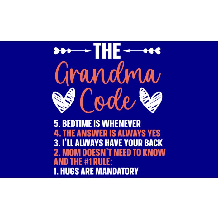 The Grandma Code Granny Grandmother Grandparent Gift Bumper Sticker