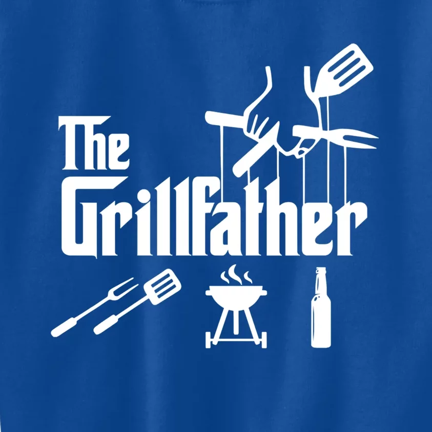 The Grillfather Cute Gift Kids Sweatshirt