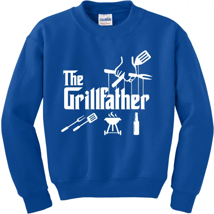 The Grillfather Cute Gift Kids Sweatshirt