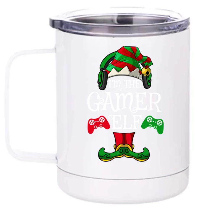 The Gamer Christmas Video Game Xmas Ugly Matching Pjs Gift Front & Back 12oz Stainless Steel Tumbler Cup