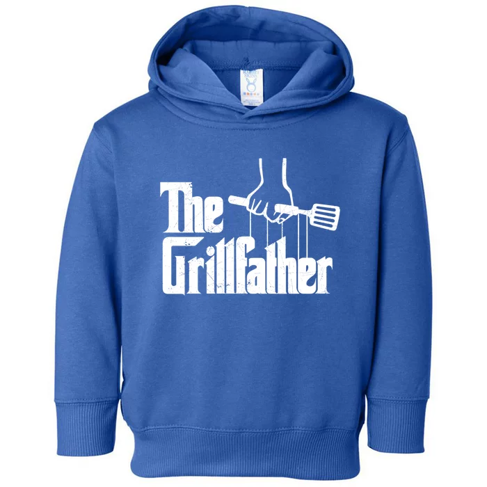 The Grillfather Dad Chef Grilling Grill Master Bbq Gift Toddler Hoodie