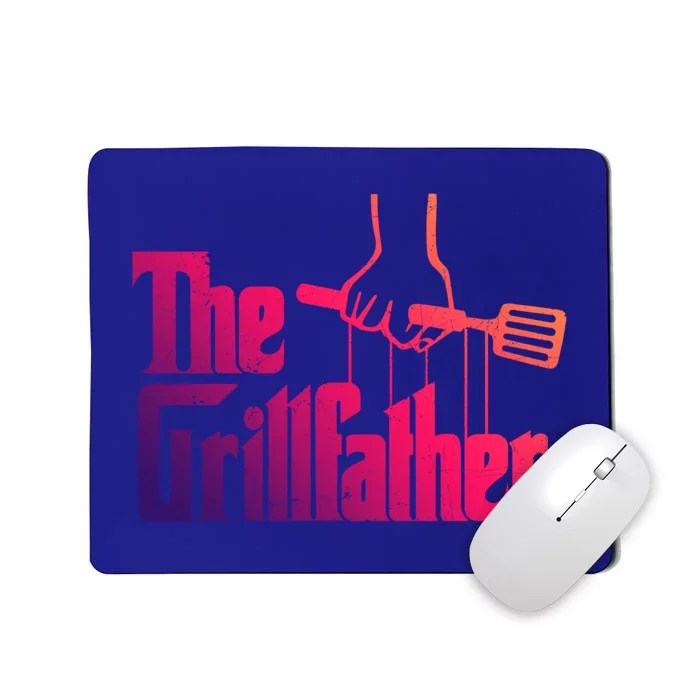 The Grillfather Dad Chef Grilling Grill Master Bbq Great Gift Mousepad