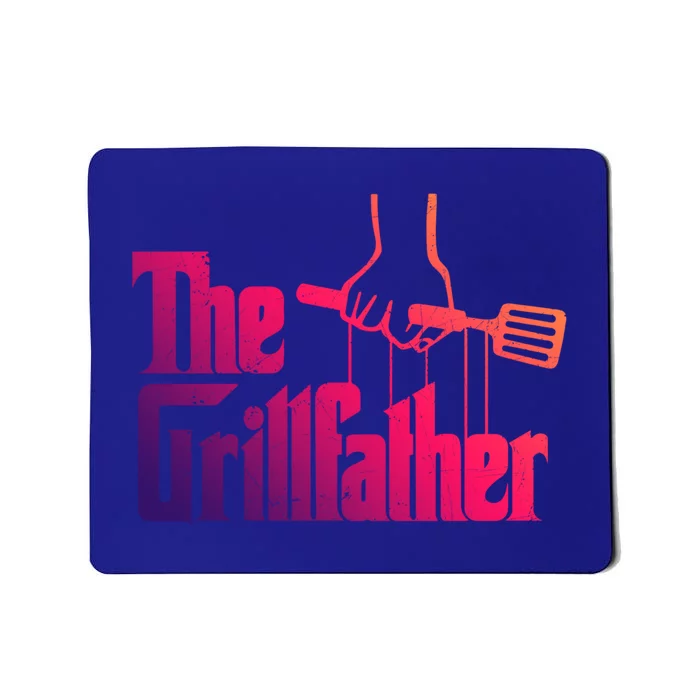 The Grillfather Dad Chef Grilling Grill Master Bbq Great Gift Mousepad