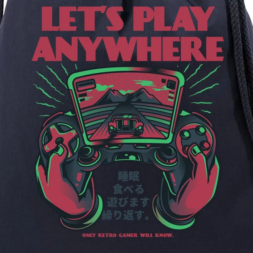 The Gamer Design Drawstring Bag