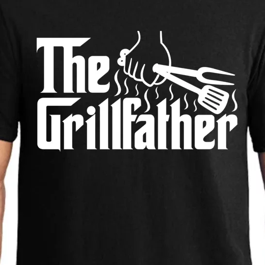 The Grillfather Dad Bbq Funny Gift Pajama Set