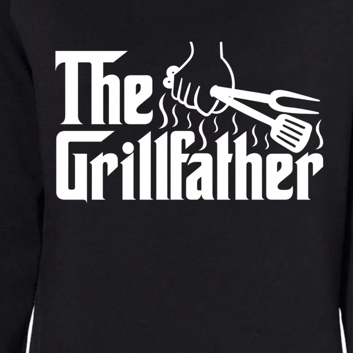 The Grillfather Dad Bbq Funny Gift Womens California Wash Sweatshirt