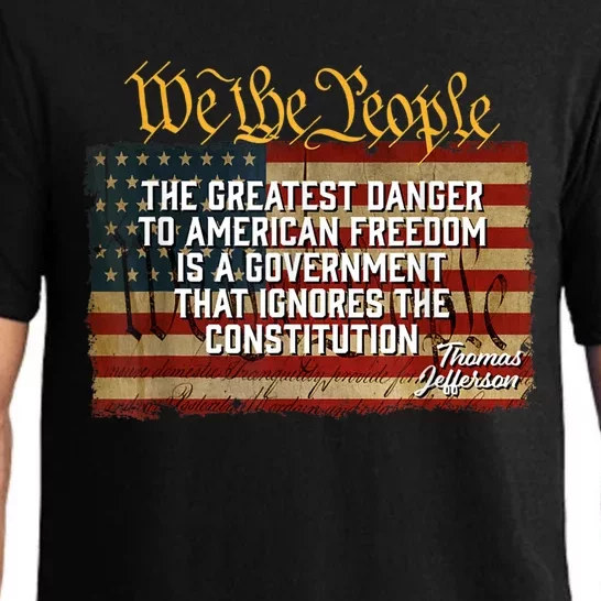 The Greatest Danger To American Freedom Thomas Jefferson Pajama Set