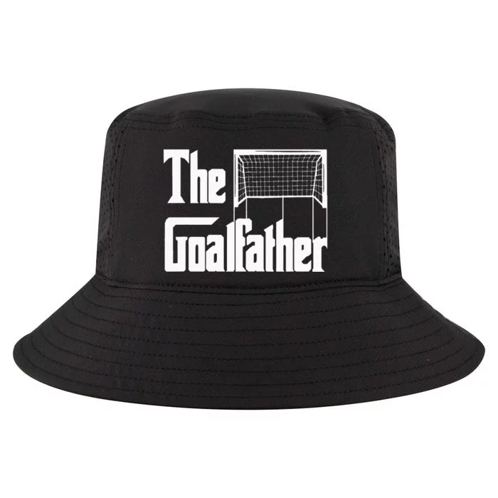 The Goalfather Dad Soccer Goalkeeper Goalie Coach Footballer Cool Comfort Performance Bucket Hat