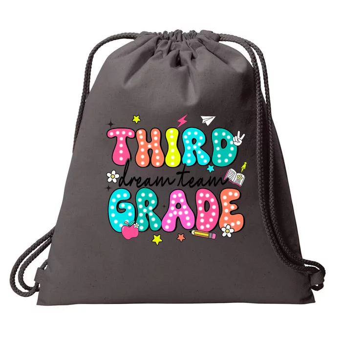 Third Grade Dream Team Back To School Teacher Students Drawstring Bag