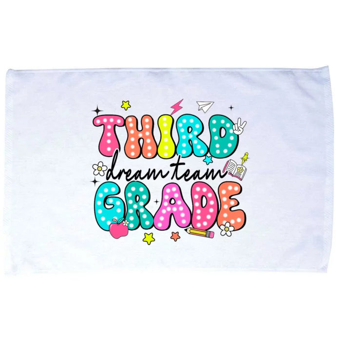 Third Grade Dream Team Back To School Teacher Students Microfiber Hand Towel