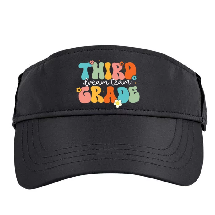 Third Grade Dream Team Back To School Teachers Students Adult Drive Performance Visor