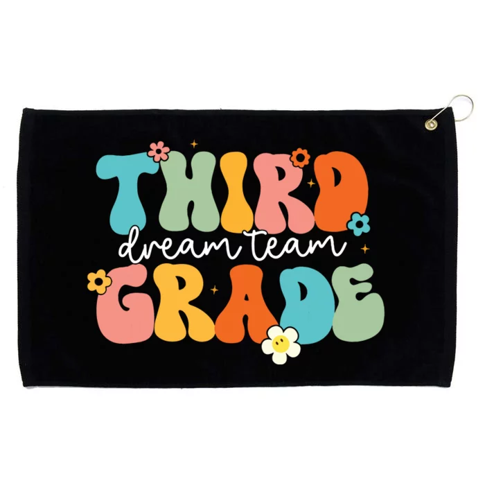 Third Grade Dream Team Back To School Teachers Students Grommeted Golf Towel