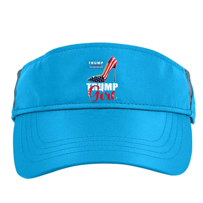 Trump Girl Donald Trump 2024 Jd Vance United States Presidential Election Adult Drive Performance Visor