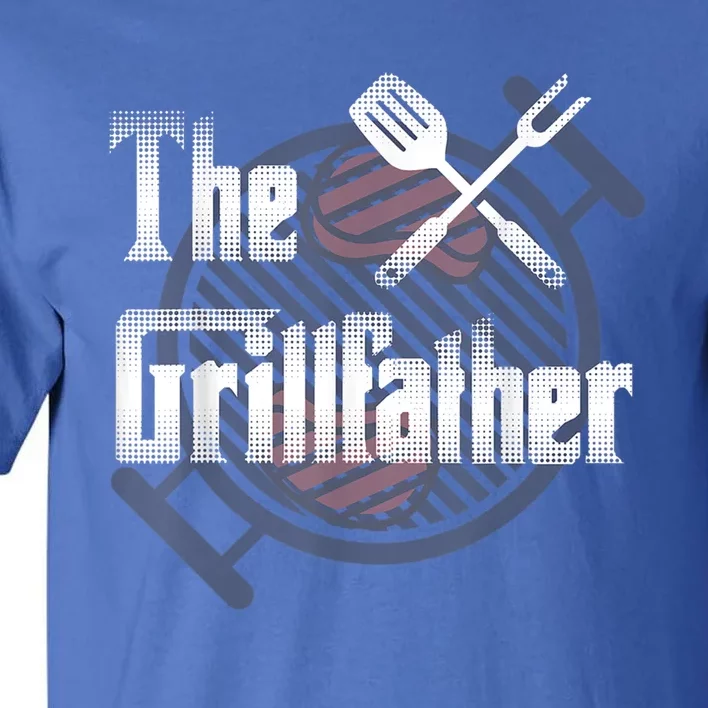 The Grillfather Daddy Bbq Gift Tall T-Shirt